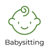 Babysitting job category icon